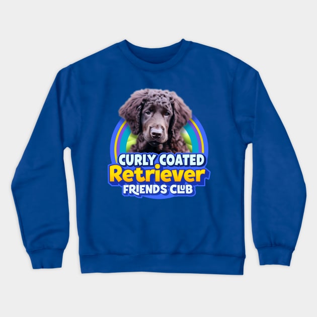 Curly Coated Retriever Crewneck Sweatshirt by Puppy & cute